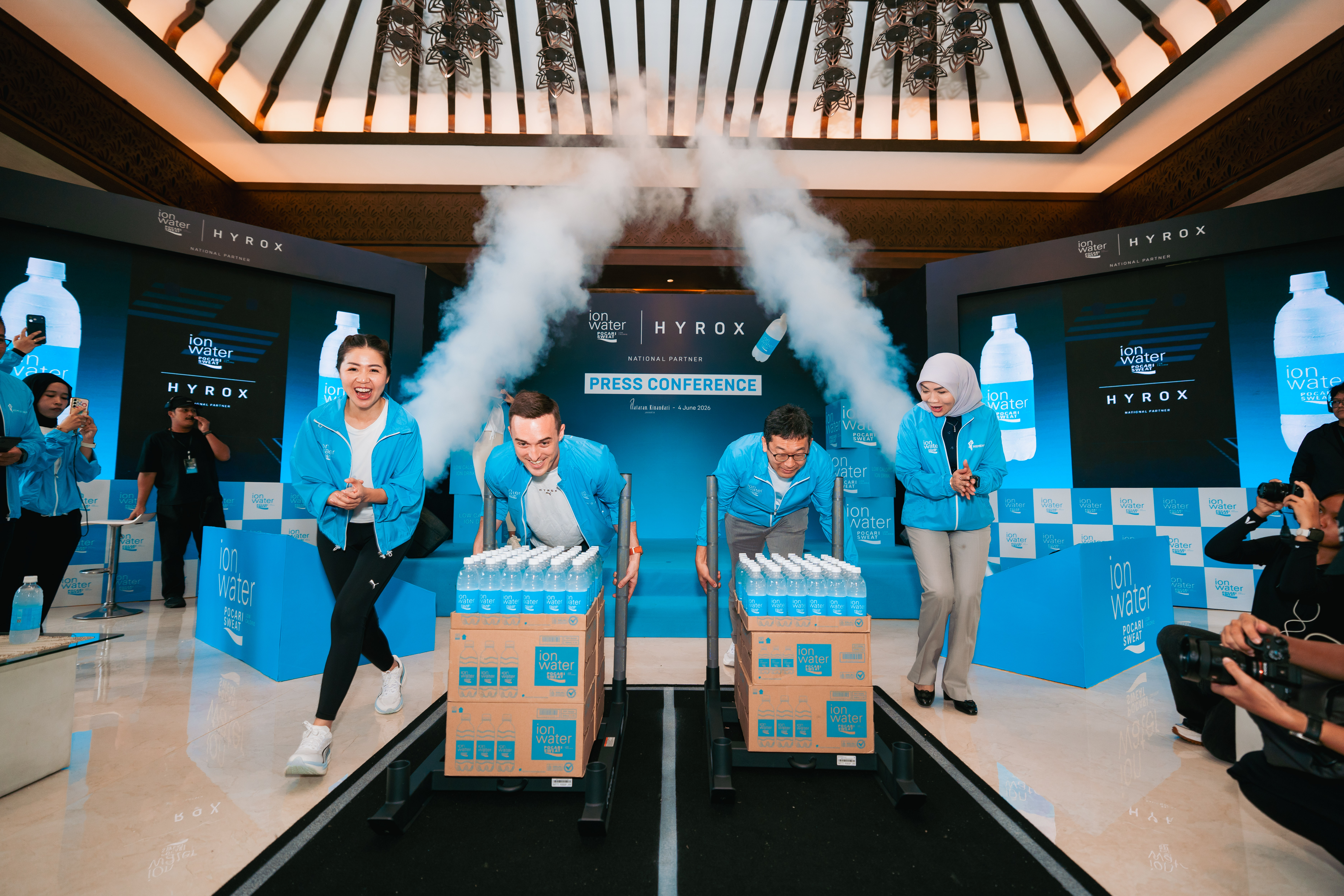 ION WATER Official Hydration Partner AirAsia HYROX Jakarta